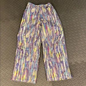 LL bean snow pants size 10